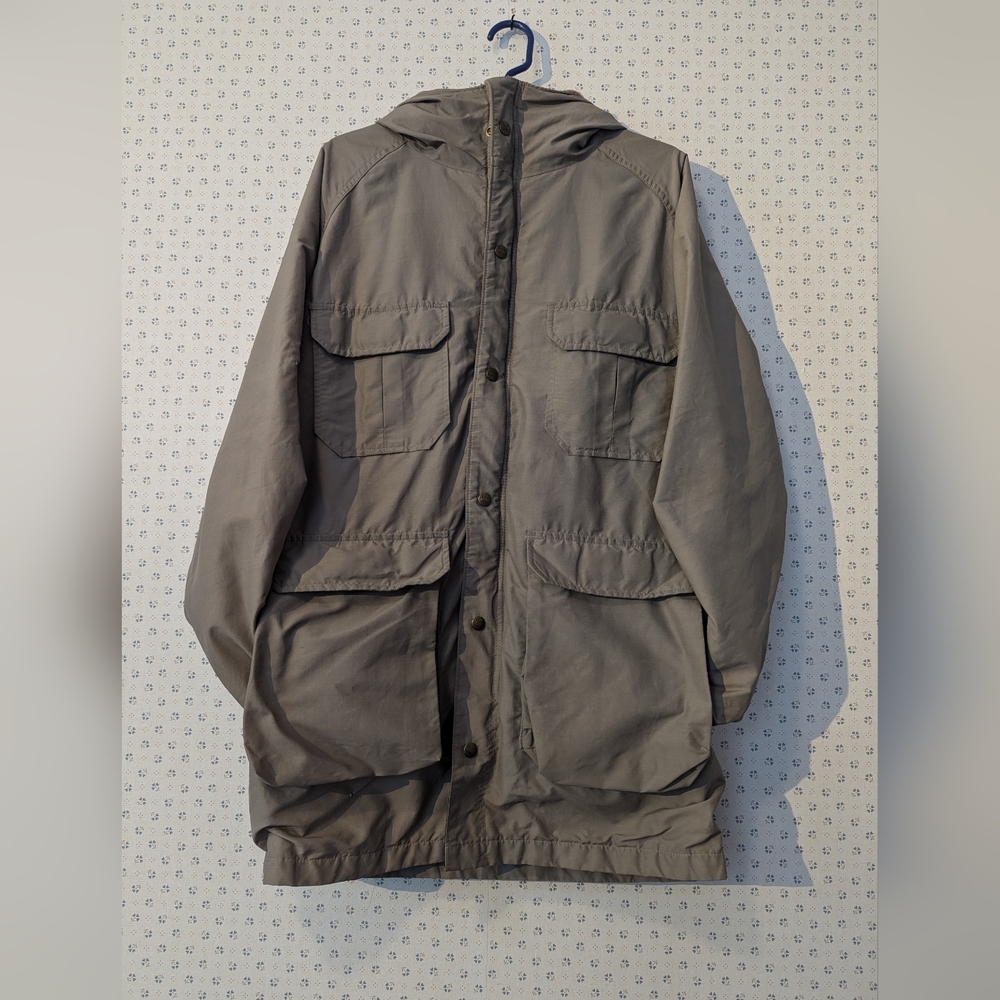 Woolrich Men's M Jacket Gray Field Barn Coat Chore Vintage Large Pockets